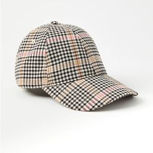 LOFT NWT Plaid Baseball Cap